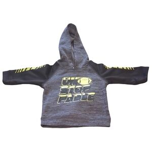 Koala Kids Charcoal and Neon Yellow Hoodie